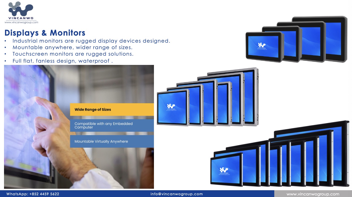 Ny generasjon av Vincanwo Groups industrielle monitorer