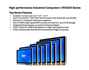 Industrielle datamaskiner med h&oslash;y ytelse | VFACEH X86-serien