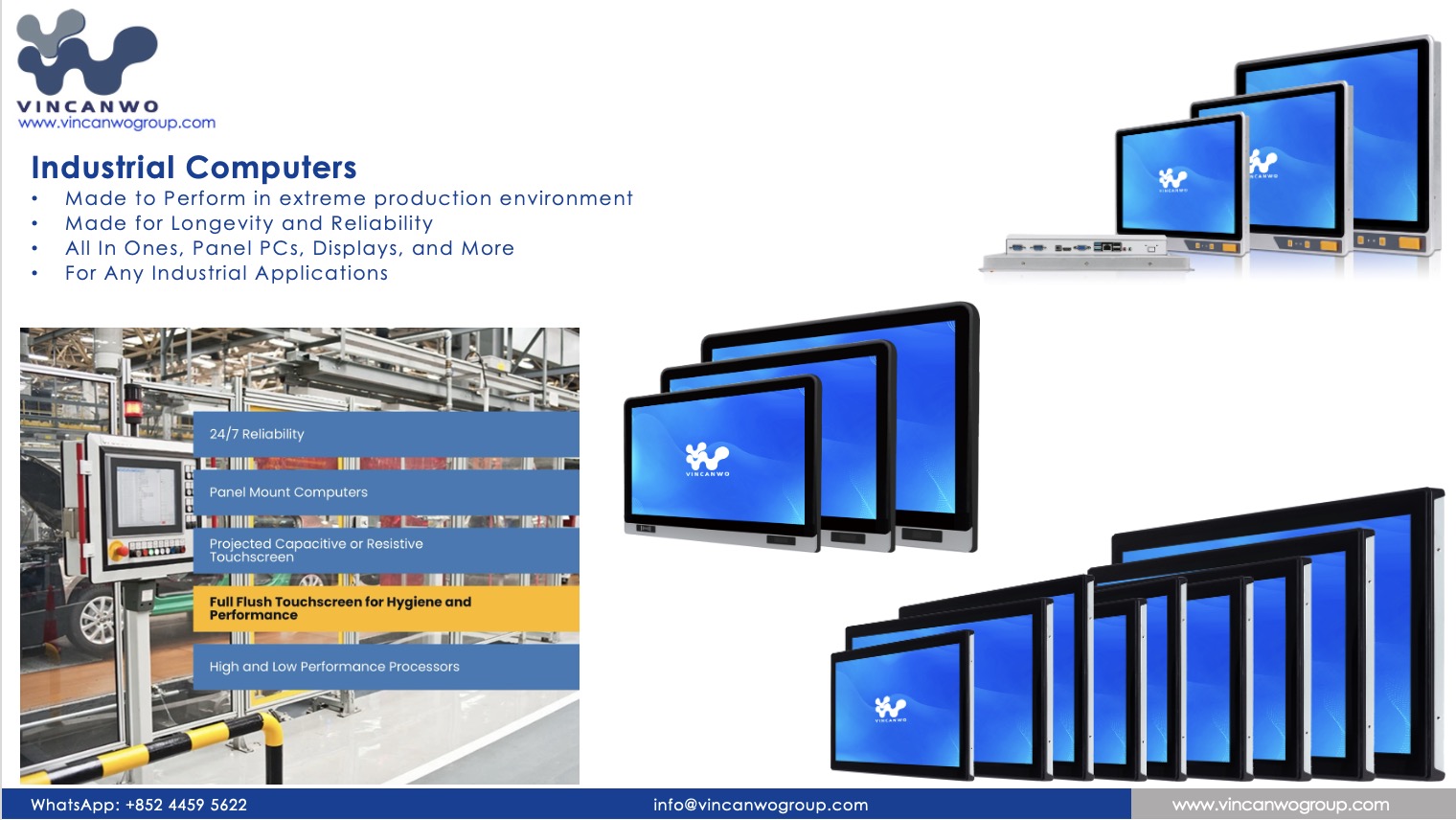 Прамысловыя камп'ютэры Vincanwo Group створаны, каб працаваць там, дзе іншыя не