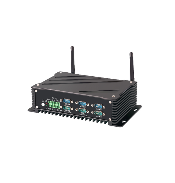 Прамысловы ПК без вентылятара | Core Ultra U5 125U / U7 155U | НПУ | GPIO | ВБУ‑6531